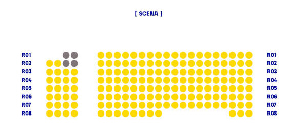 Saalplan des NTM Tanzhauses
